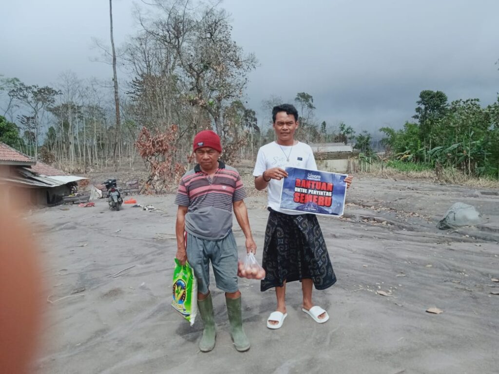Bantuan untuk korban bencana Gunung Semeru
