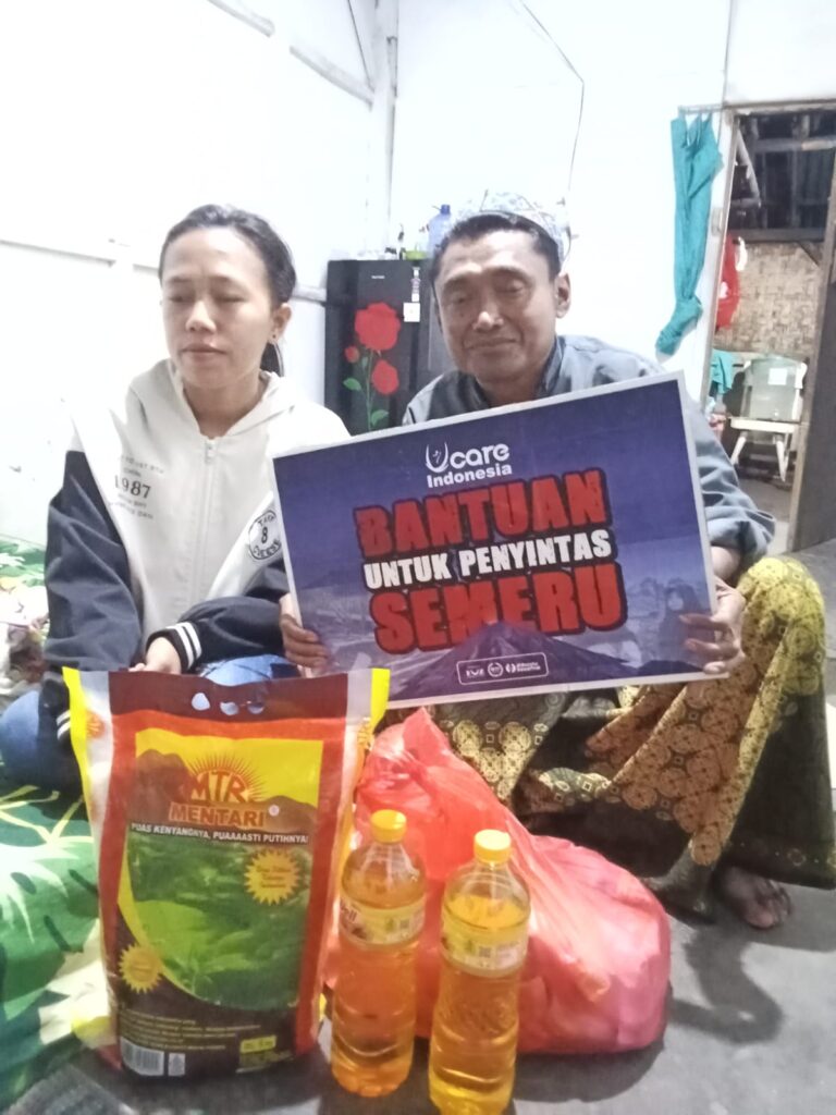 Bantuan untuk korban bencana Gunung Semeru