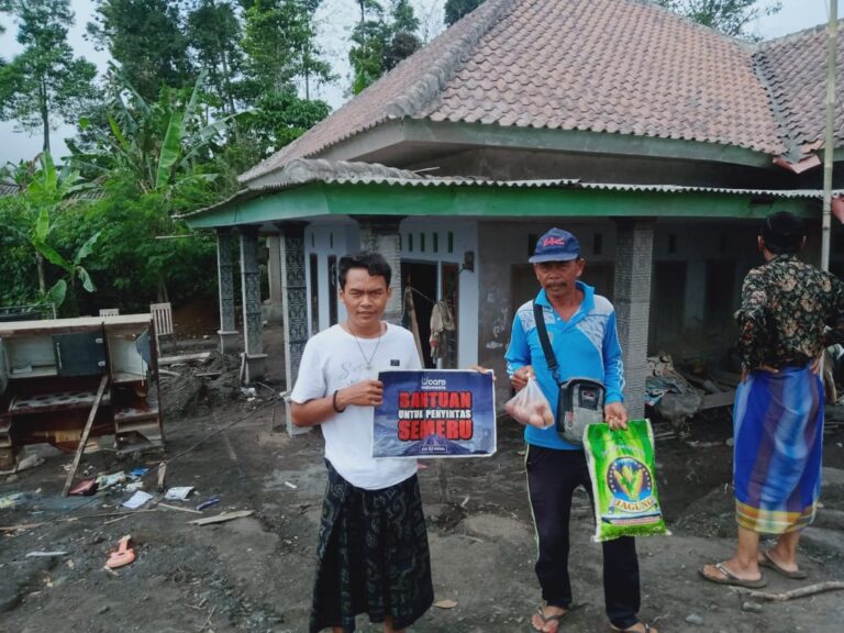 Bantuan untuk korban bencana Gunung Semeru