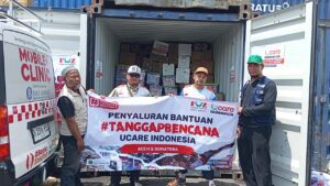 Pengiriman bantuan bencana Sumatera