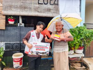 bantuan tanggap bencana untuk korban banjir di Bekasi