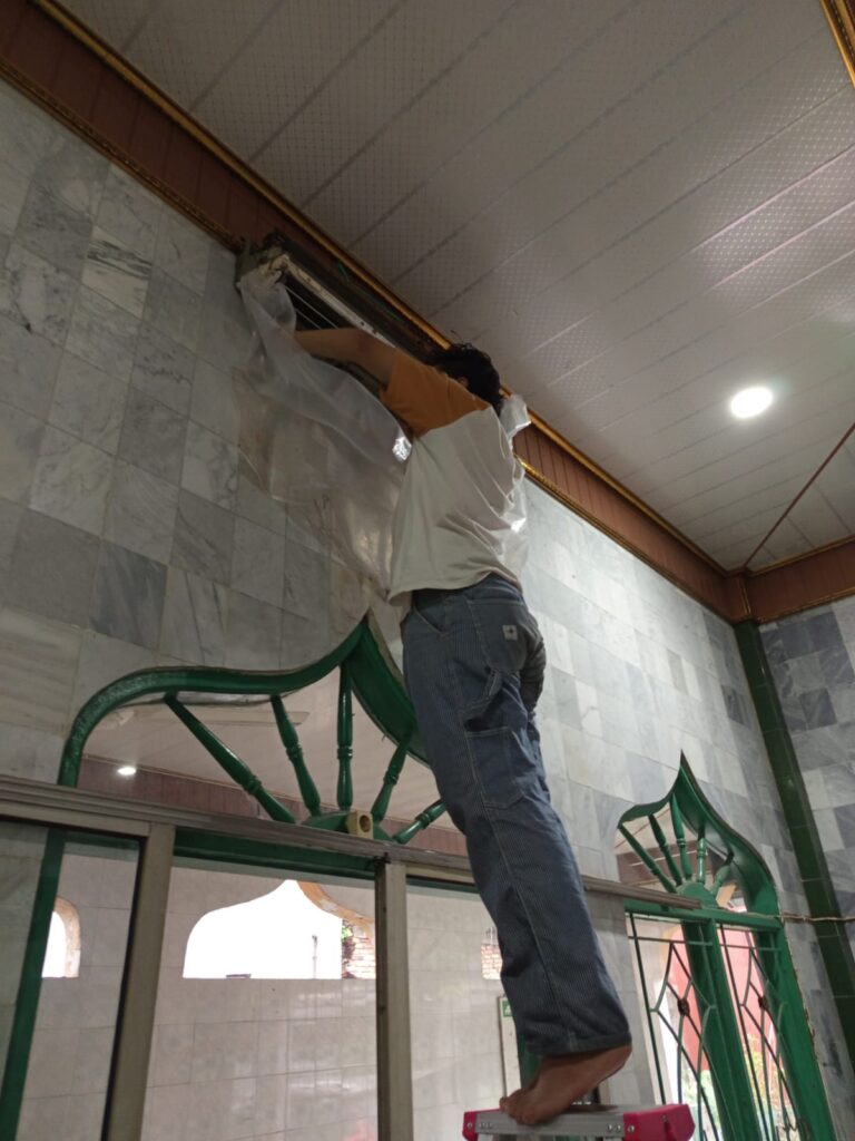 Cuci AC Gratis untuk masjid dan mushola