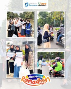 Peserta Beasiswa SEMASA berbagi takjil dan ifthar Ramadhan