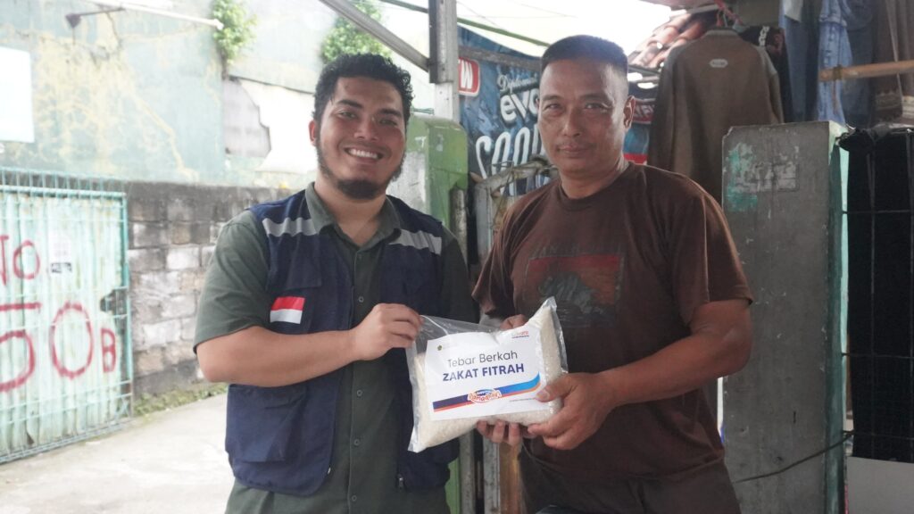 penyaluran zakat fitrah dan sembako mulia Ramadhan 1447 H