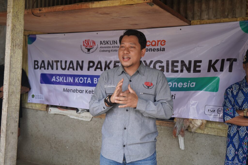 Penyaluran hygiene kit UCare Indonesia x ASKLIN
