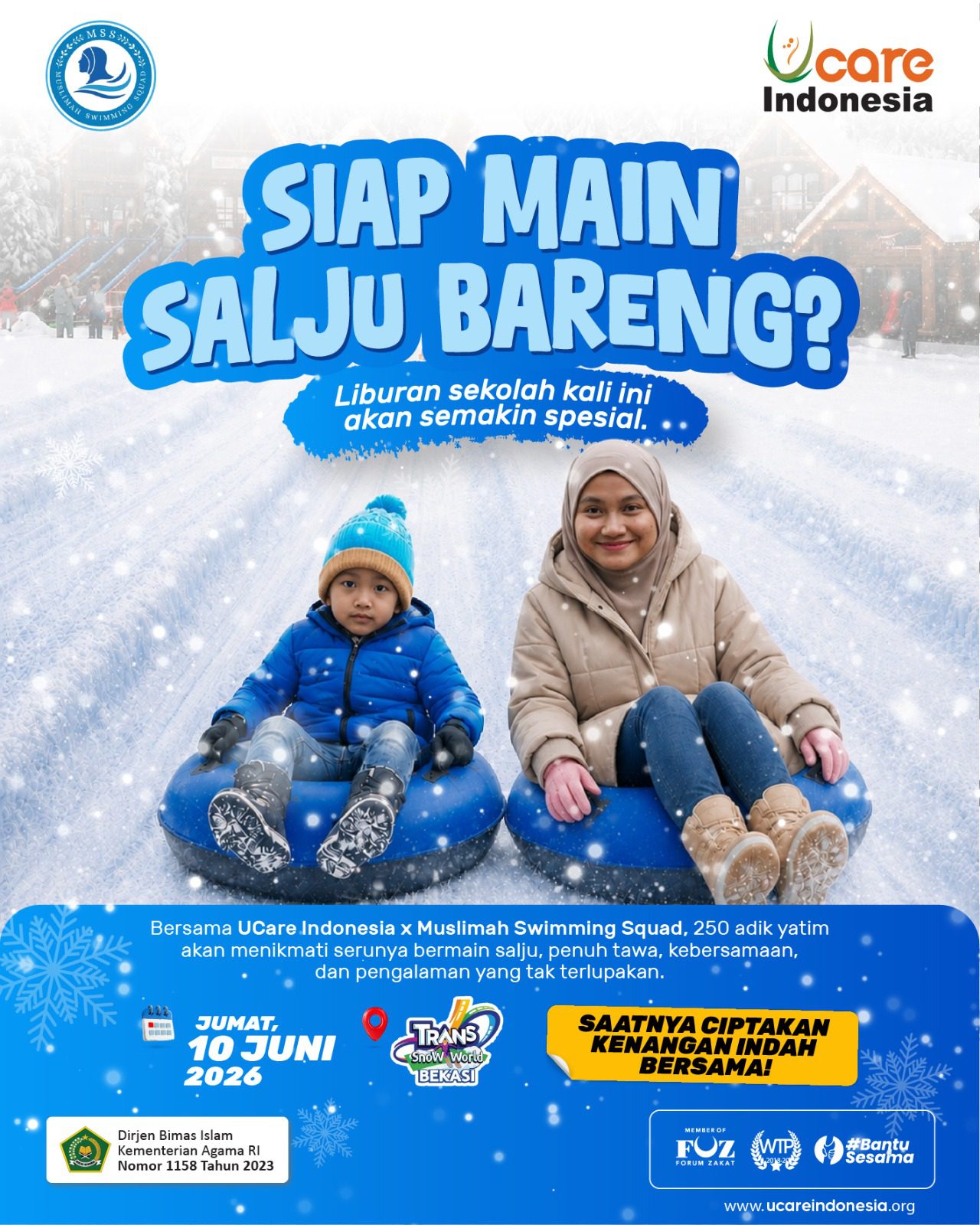 liburan di Trans Snow World