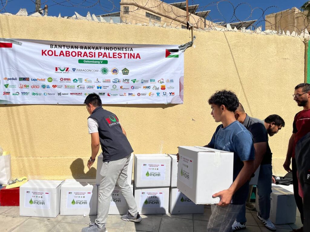 kamp pengungsian warga gaza