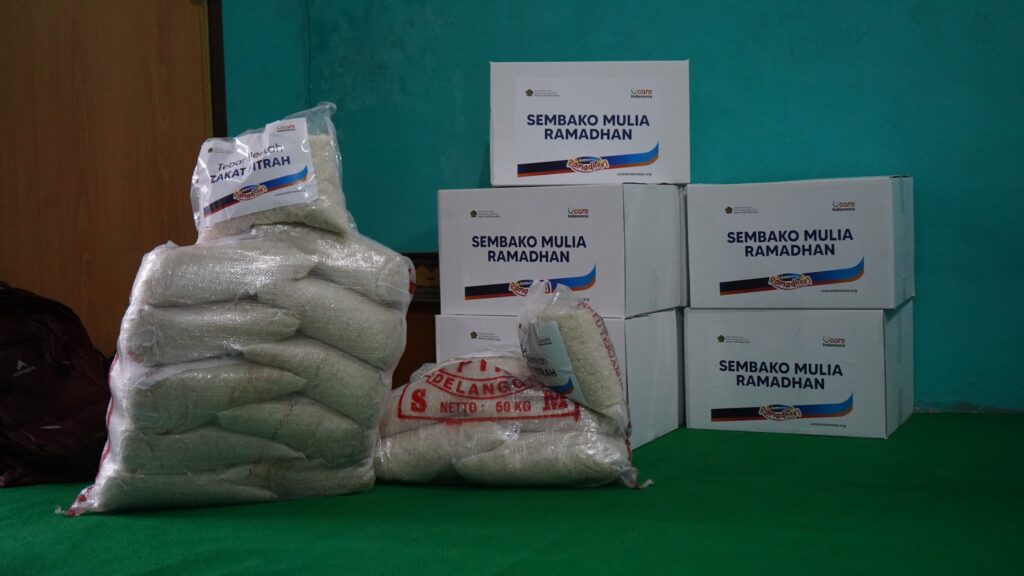 Penyaluran zakat fitrah dan sembako mulia Ramadhan 1447