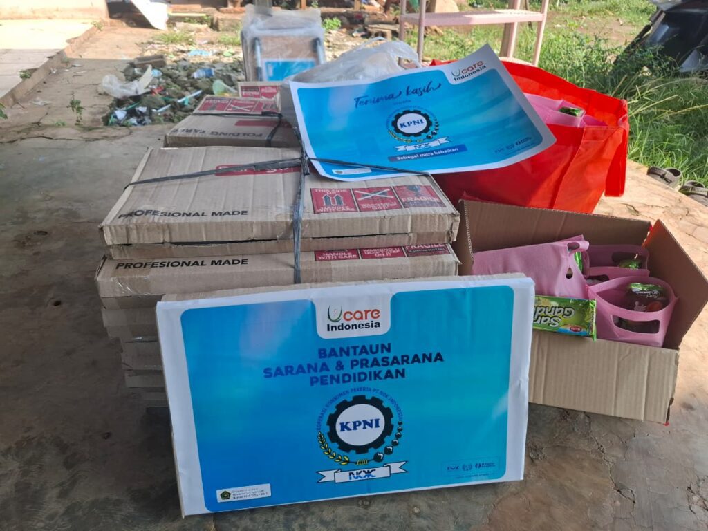 Donasi PT NOK Indonesia ke TK Ukhuwah Bantar Gebang