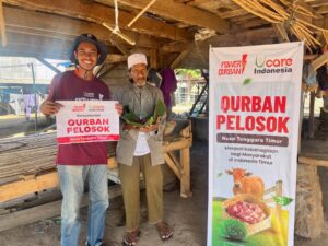 penyembelihan dan distribusi Qurban Pelosok di NTT