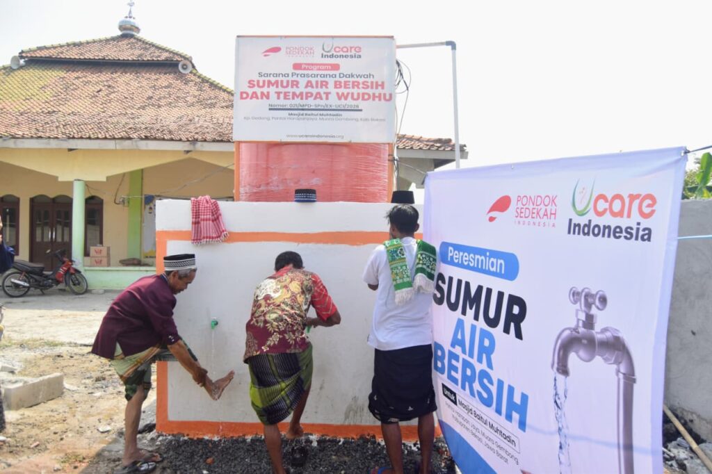 Indonesia meresmikan sumur air bersih di Masjid Baitul Muhtadin