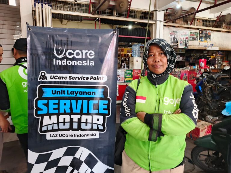 servis motor gratis untuk driver ojol