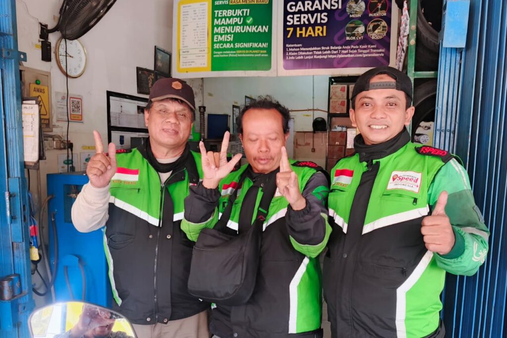 service motor gratis untuk ojol