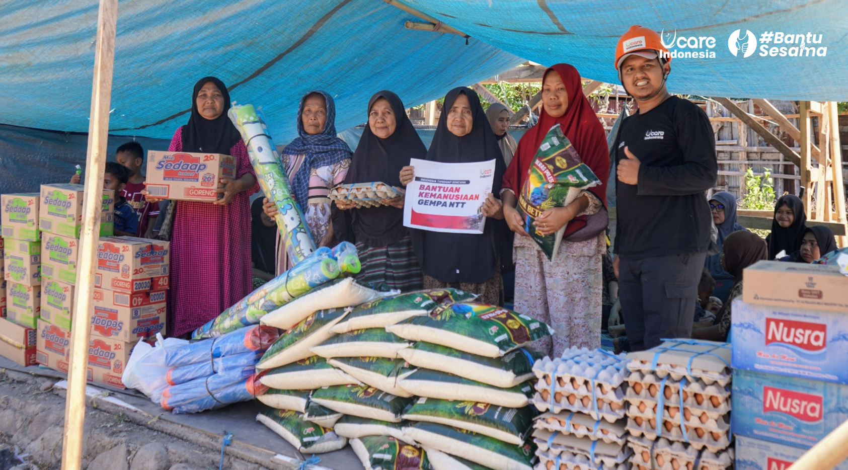 bantuan gempa NTT untuk warga Wuring